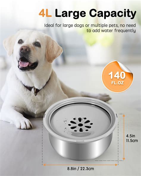 slobber proof dog water bowl.